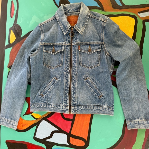 Levi's Jackets & Blazers - Levi’s Zip-up Blue Denim Jacket